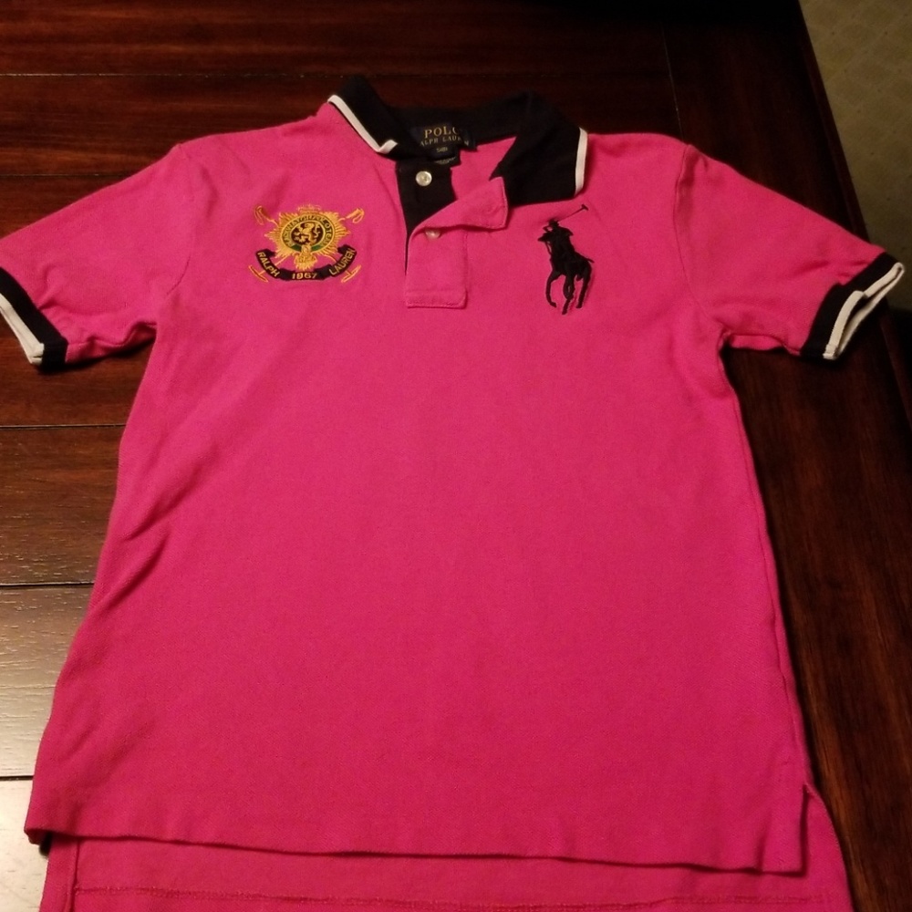 Boys polo size 8 big pony